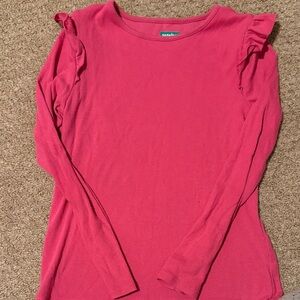 Garanimals Pink Long Sleeve Tee with Ruffle Details
